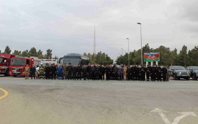 Strateji Obyektlərin Mühafizəsi Dövlət Agentliyi təlim keçirdi - FOTO