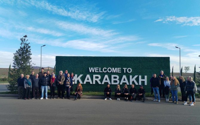 Dünya səyyahlarının Qarabağ və Şərqi Zəngəzura növbəti səfəri başladı - FOTO