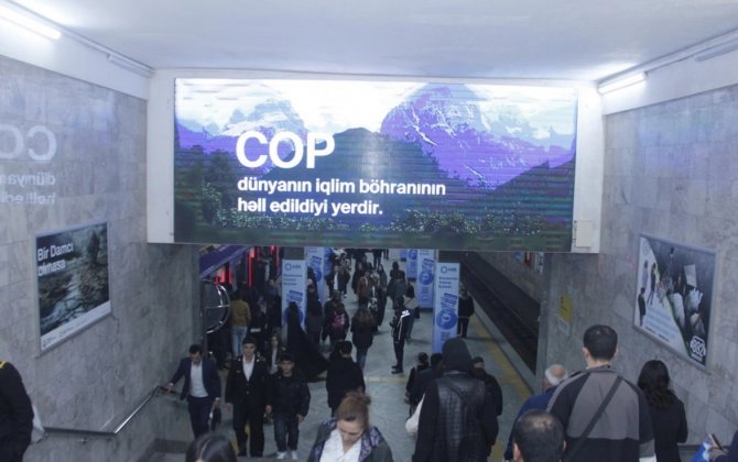 Bakı metropolitenində COP29-la bağlı hansı işlər görülür? - FOTO