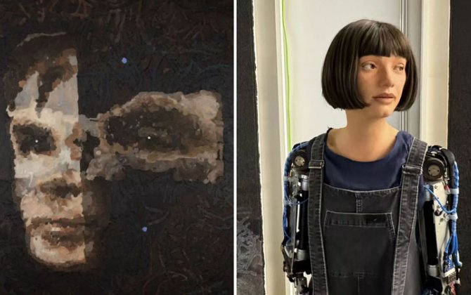 Robot rəssamın portreti hərracda 1 milyon avroya satıldı