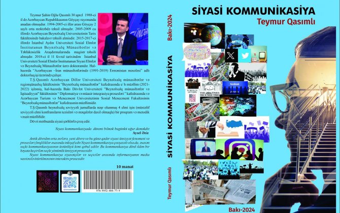 Siyasi analitik Teymur Qasımlının “Siyasi kommunikasiya” adlı kitabı çapdan çıxdı...-FOTO