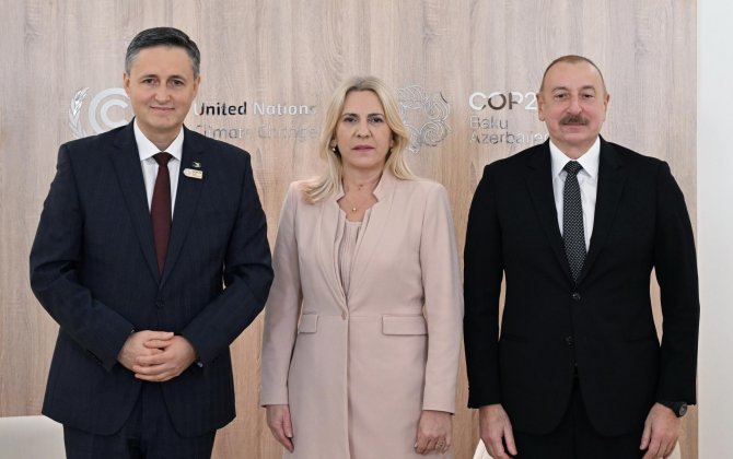 Prezident Beçiroviç və Tsviyanoviçlə görüşdü - YENİLƏNİB