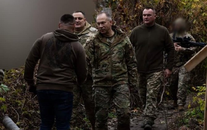 General Sırski Kursk cəbhəsində oldu: “Vəziyyət  nəzarətimiz altındadır...”-FOTO