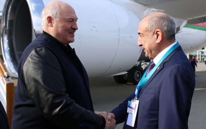 Lukaşenko COP29-da iştirak etmək üçün Bakıya gəldi