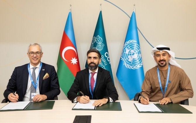 SOCAR, “Masdar” və “ACWA Power” şirkətləri arasında Anlaşma Memorandumu imzalandı