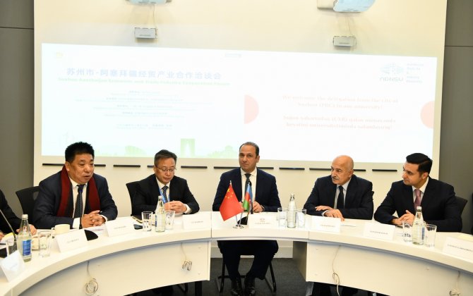 ADNSU-da COP29 çərçivəsində Azərbaycana gələn Çin nümayəndələri ilə görüş keçirilib