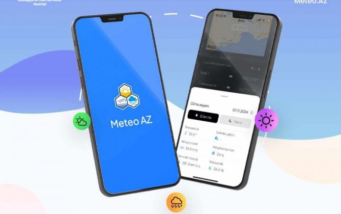 Meteo.az mobil tətbiqi ilə hər kəs hava durumunu öyrənə biləcək