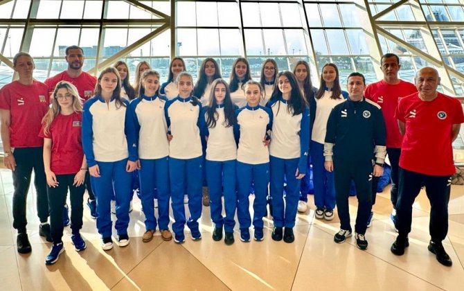 Voleybol millimiz EEVZA-da iştirak üçün Polşaya yollandı