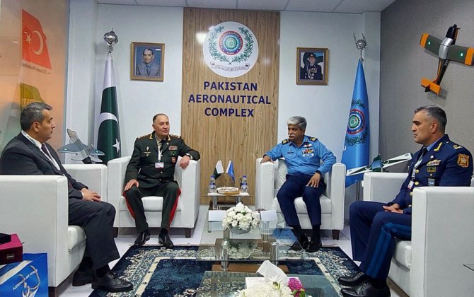 Kərim Vəliyev Pakistan Aviasiya Kompleksinin sədri ilə görüşüb