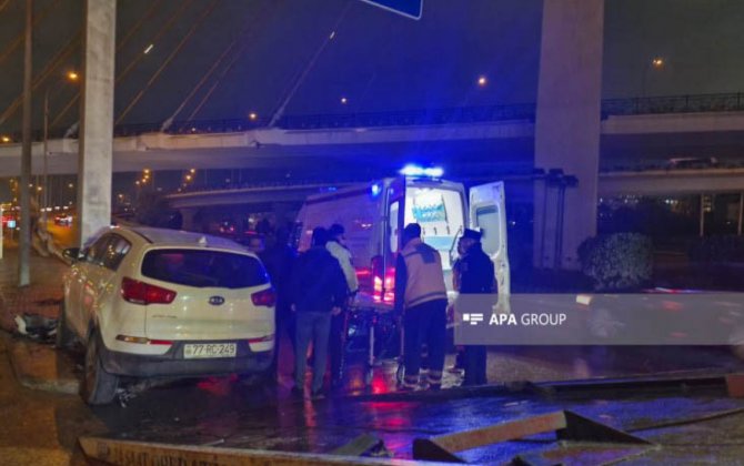 Bakıda yol-nəqliyyat hadisəsi baş verib