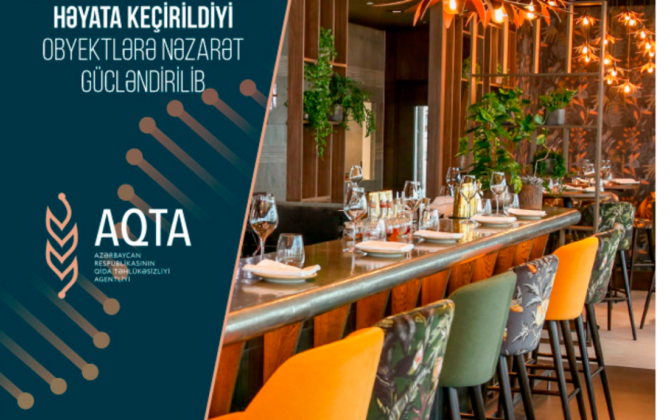 AQTA qida obyektlərinə nəzarəti gücləndirdi
