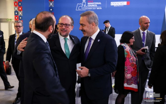 Hakan Fidan Maltada Ermənistan XİN başçısı ilə söhbətləşib - FOTO