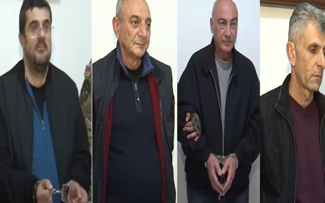 Bakıdakı separatçılar ailələri ilə DANIŞDILAR