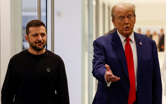 Trampın oğlu Zelenskini yenə ƏLƏ SALDI 