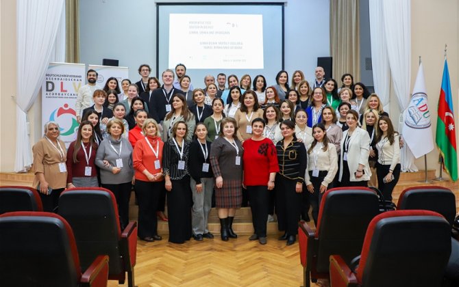 Alman dilinin tədrisində yeni perspektivlər: ADU-da beynəlxalq konfrans keçirilib
