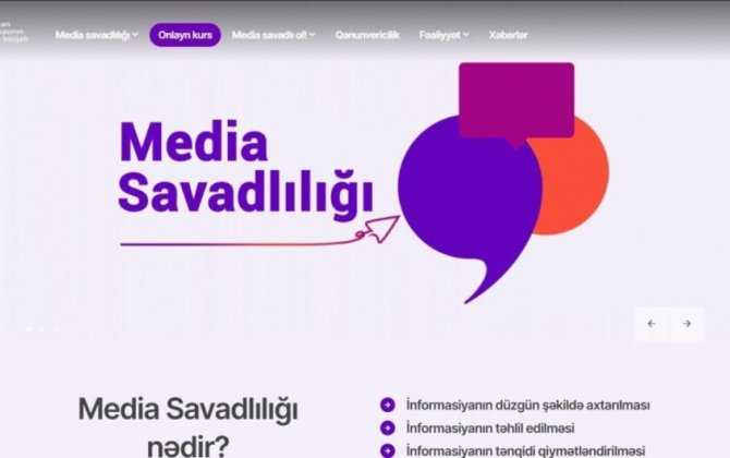 Media savadlılığı ilə bağlı onlayn kurs istifadəyə verildi - FOTOLAR