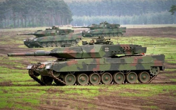 Almaniya Ukraynaya 15 tank, 4 ZRK və 30 zirehli maşın verəcək