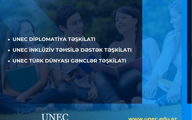 UNEC-də yeni tələbə təşkilatları yaradıldı