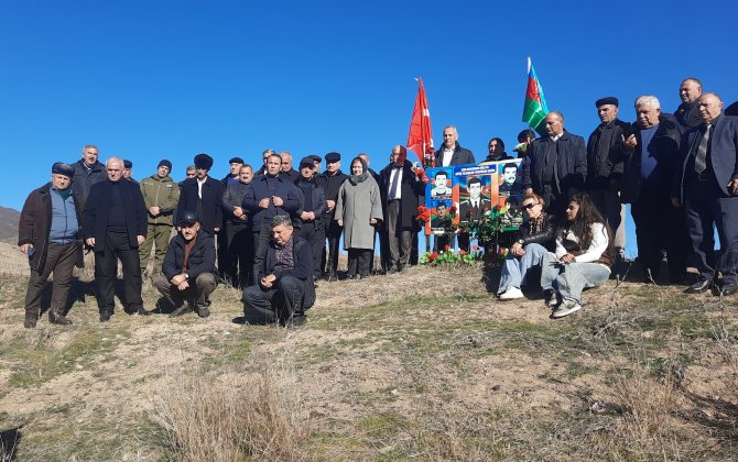 Şəhid Milli Qəhrəman Şirin Mirzəyev doğum günündə - minaya düşdüyü məkanda anıldı...-FOTO+VİDEO