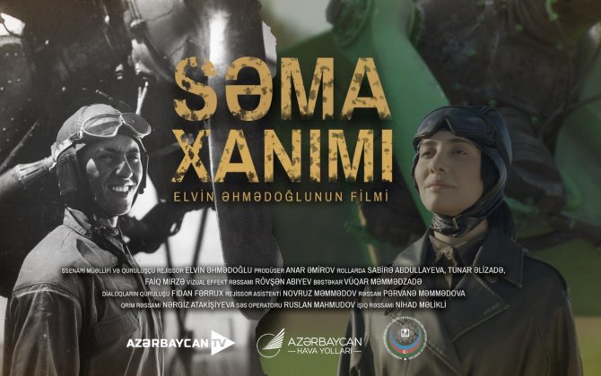 Qafqazın və Yaxın Şərqin ilk təyyarəçi qadını haqqında film təqdim edildi - “Səma xanımı” - FOTO