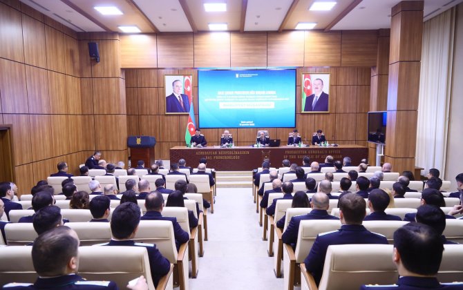 Bakı Şəhər Prokurorluğunda ilin yekunu ilə bağlı müşavirə keçirildi - FOTO