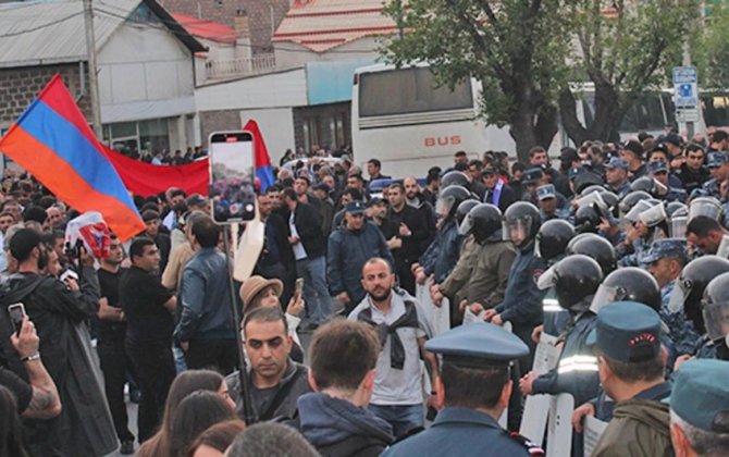 В Ереване проходит вторая по счету с начала года акция протеста