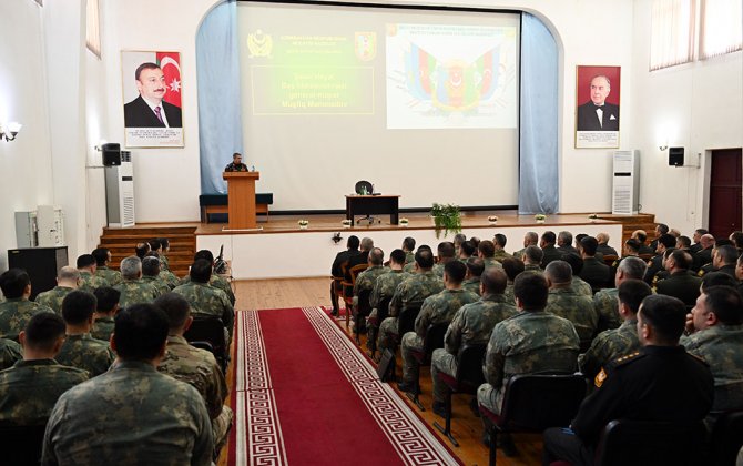 Ordunun məsul şəxslərinin iştirakı ilə təlim-metodiki toplanış keçirildi - FOTO