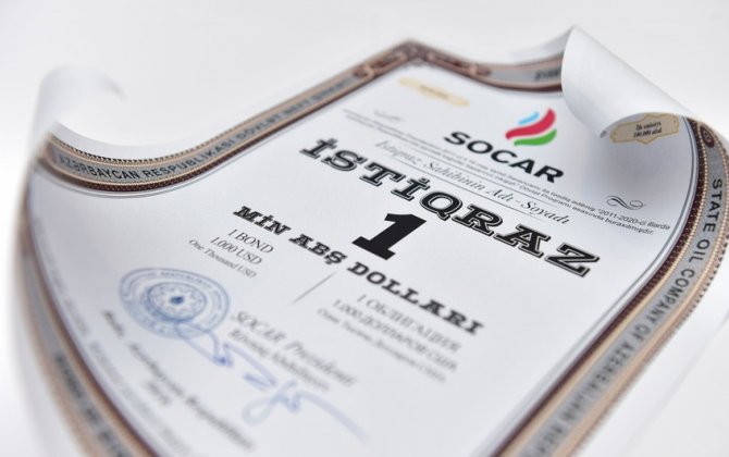 SOCAR İstiqrazları sahiblərinin qazancı 14 milyon dolları ötüb