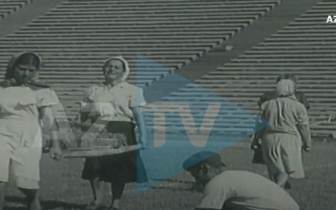 1951-ci ildə Tofiq Bəhramov adına Respublika Stadionu belə tikilib - FOTO/VİDEO