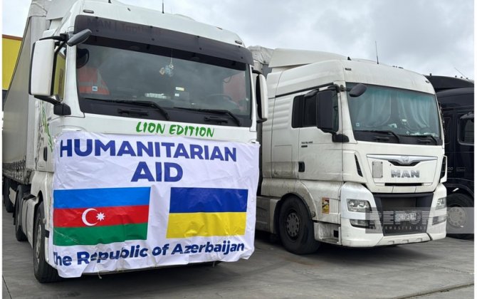 Azərbaycandan Ukraynaya növbəti humanitar yardım göndərildi