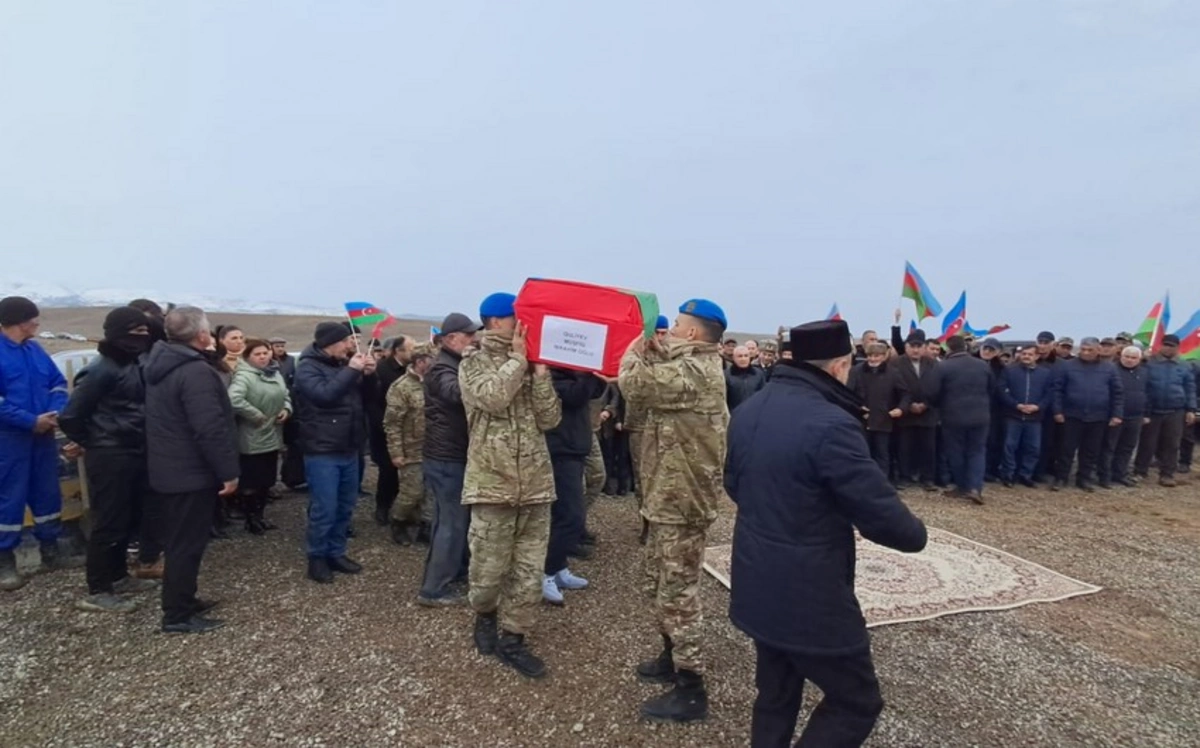 Birinci Qarabağ müharibəsinin şəhidi Müşfiq Quliyev Cəbrayılda dəfn edildi - FOTO