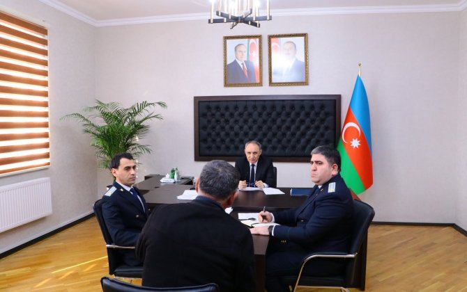 Baş prokuror Zərdabda vətəndaşları qəbul etdi - FOTO