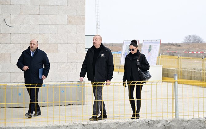 Prezident və xanımının Ağdam səfərindən - FOTOLAR