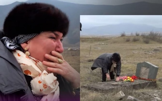 32 il sonra atasının dağıdılmış məzarını tapan Xocalı sakini: 