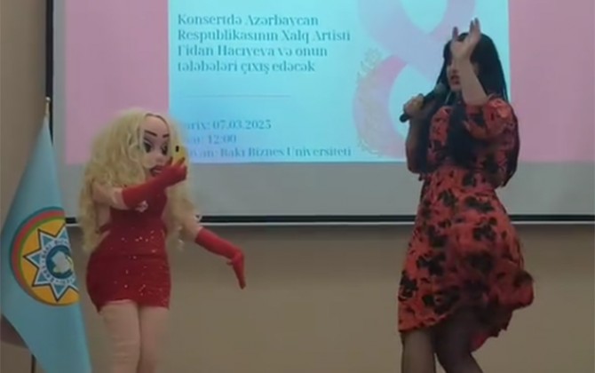 Bakı Biznes Universiteti bu görüntülərə görə tənqid olundu - Video