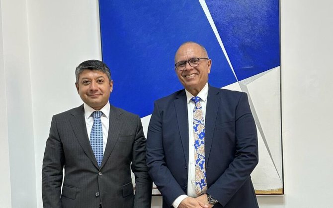 Azərbaycanın Suriyadakı müvəqqəti işlər vəkili braziliyalı səfirlə görüşdü