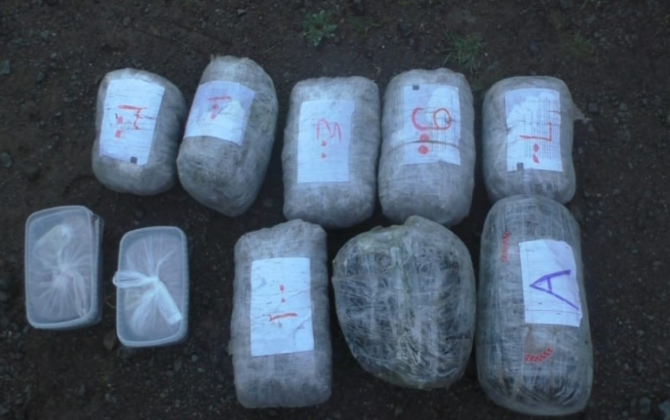 Yardımlıda 12 kq narkotik aşkarlandı - FOTO