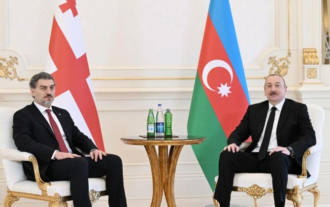 Prezident İlham Əliyevlə Mixeil Kavelaşvilinin təkbətək görüşü oldu -xa0YENİLƏNİB + FOTO