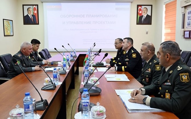 Azərbaycan və Özbəkistan Müdafiə Nazirlikləri nümayəndə heyətləri arasında işçi görüş keçirilib