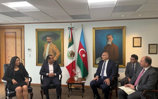 Elçin Əmirbəyov Meksikada mühüm görüşlər KEÇİRDİ - FOTOLAR