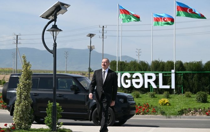 Prezident Kəngərlidəki işlərlə tanış olduxa0-xa0YENİLƏNİB + FOTO