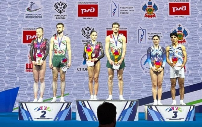 Azərbaycan gimnastları Krasnodarda iki medal qazandılar