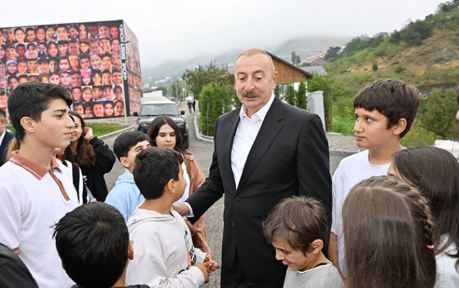 Prezidentdən uşaqlarla bağlı paylaşım - VİDEO