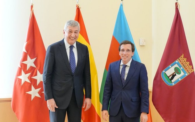 Azərbaycanın İspaniyadakı səfiri və Madrid meri birgə layihələri müzakirə ediblər