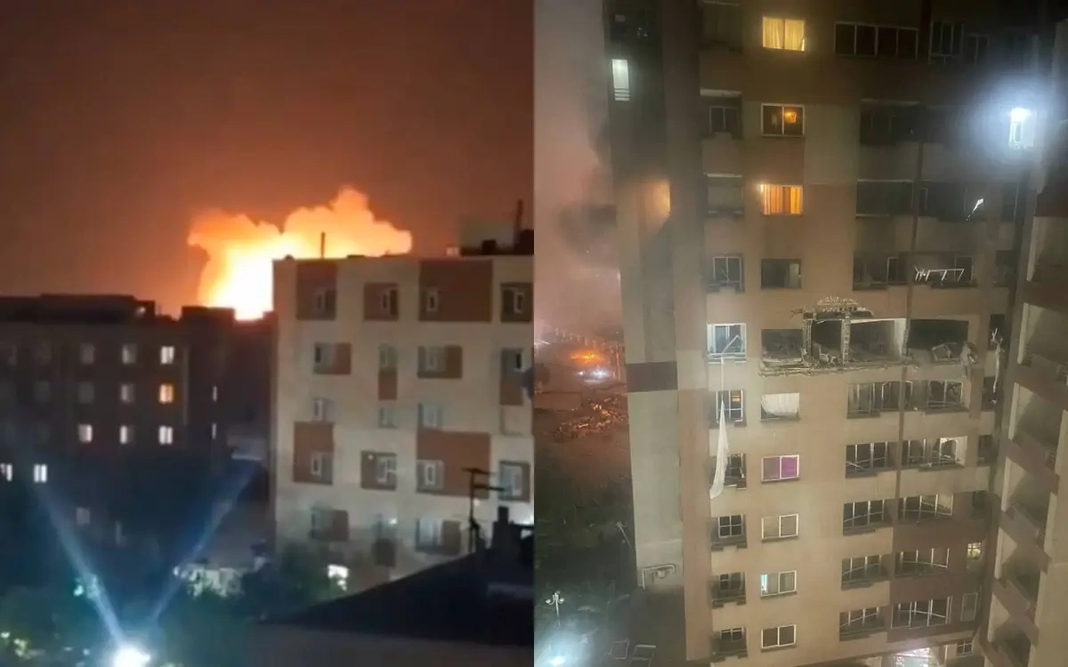 Tehran yaxınlığında silsilə PARTLAYIŞLAR