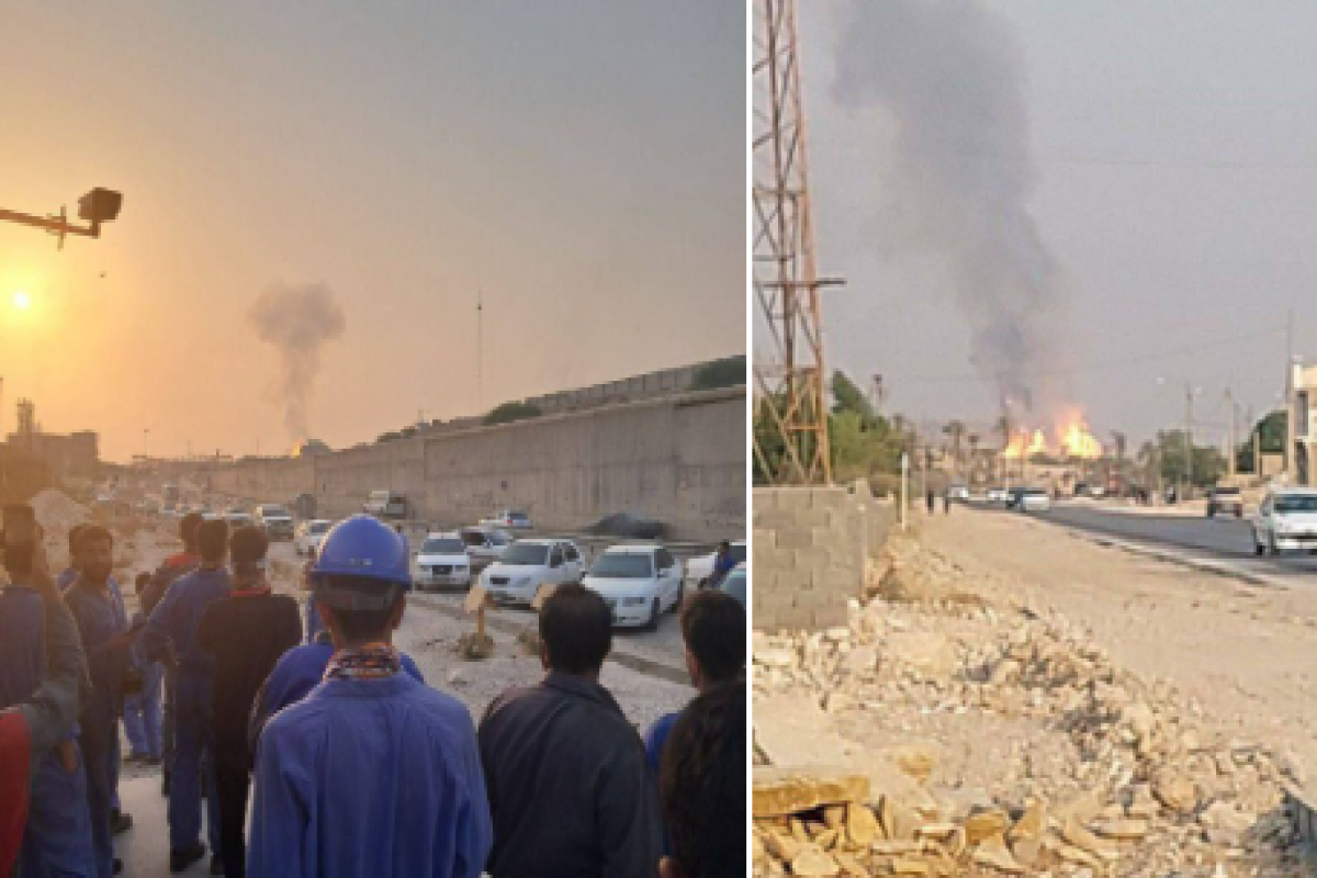 İsrail Ordusu İranın Buşehr şəhərindəki Pars qaz yatağına zərbə endirib