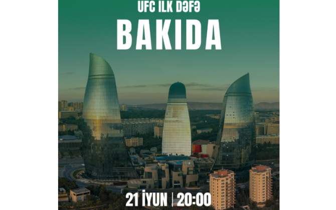 UFC-nin Bakıda təşkil olunacaq turniri İdman TV-də - VİDEO