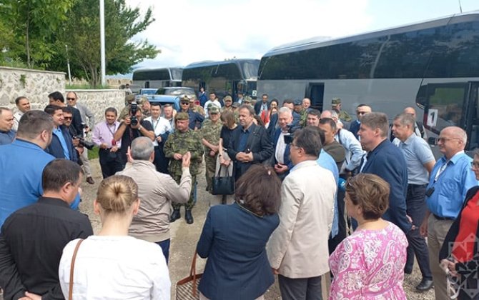 Diplomatik korpusun nümayəndələri Şuşada - Video