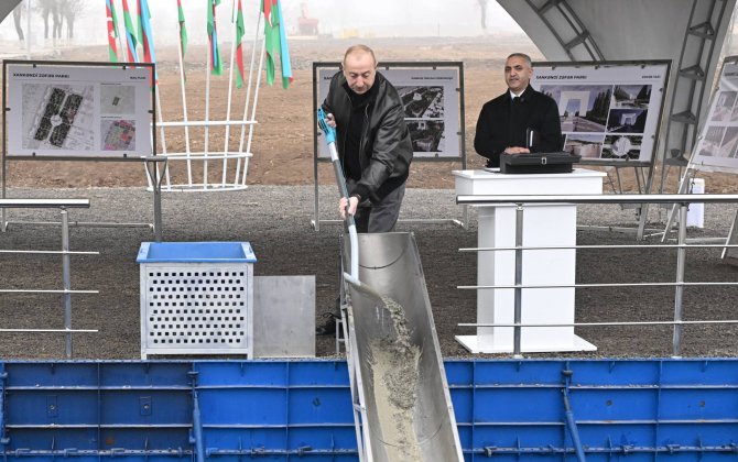 “Xankəndidə Zəfər parkında Zəfər Tağının inşasını alqışlayıram”