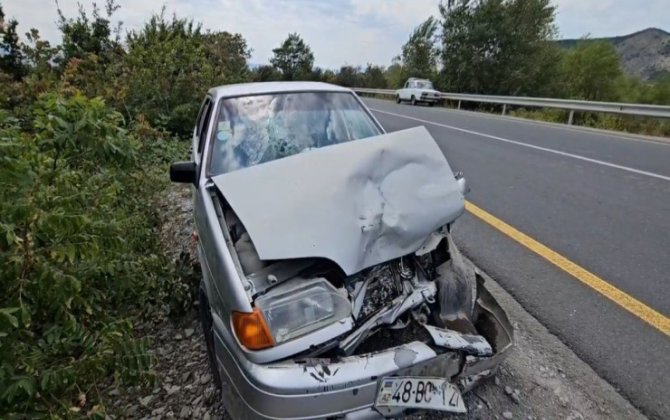 Şəki-Oğuz yolunda QƏZA:xa0yaralılar var